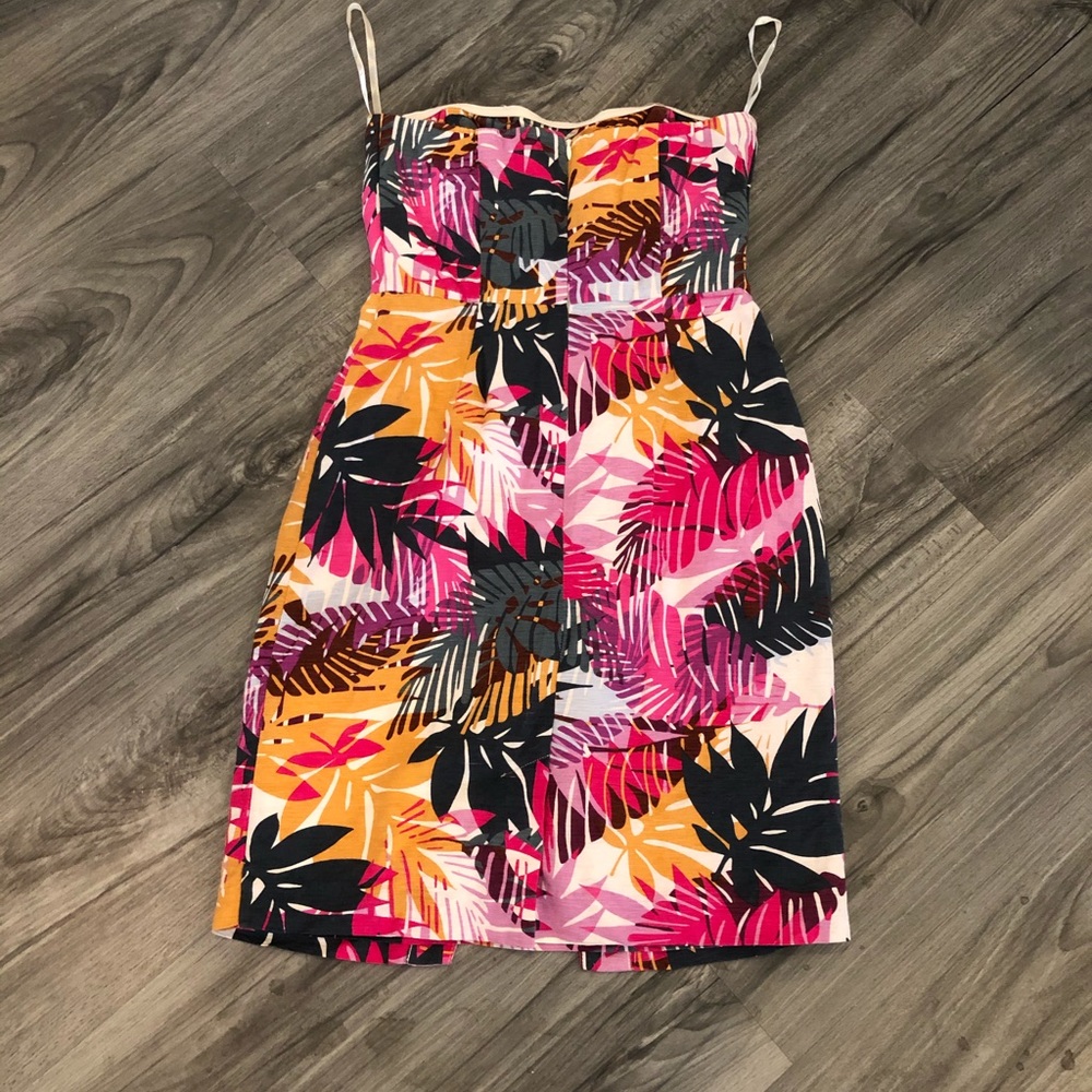 Hawaiian Print Dress